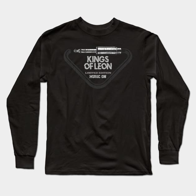 Kings Of Leon Exclusive Art Long Sleeve T-Shirt by artcaricatureworks